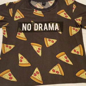 new No Drama shirt - Medium, polyester, gently used